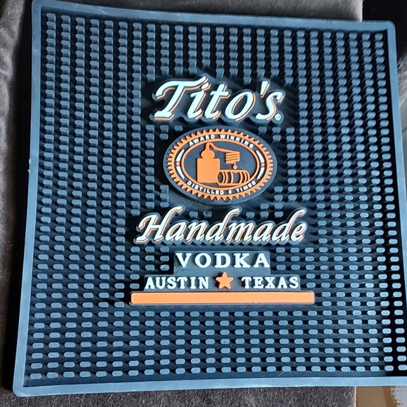 Tito's Dining Titos Vodka Rail Spill Rubber Mat Poshmark